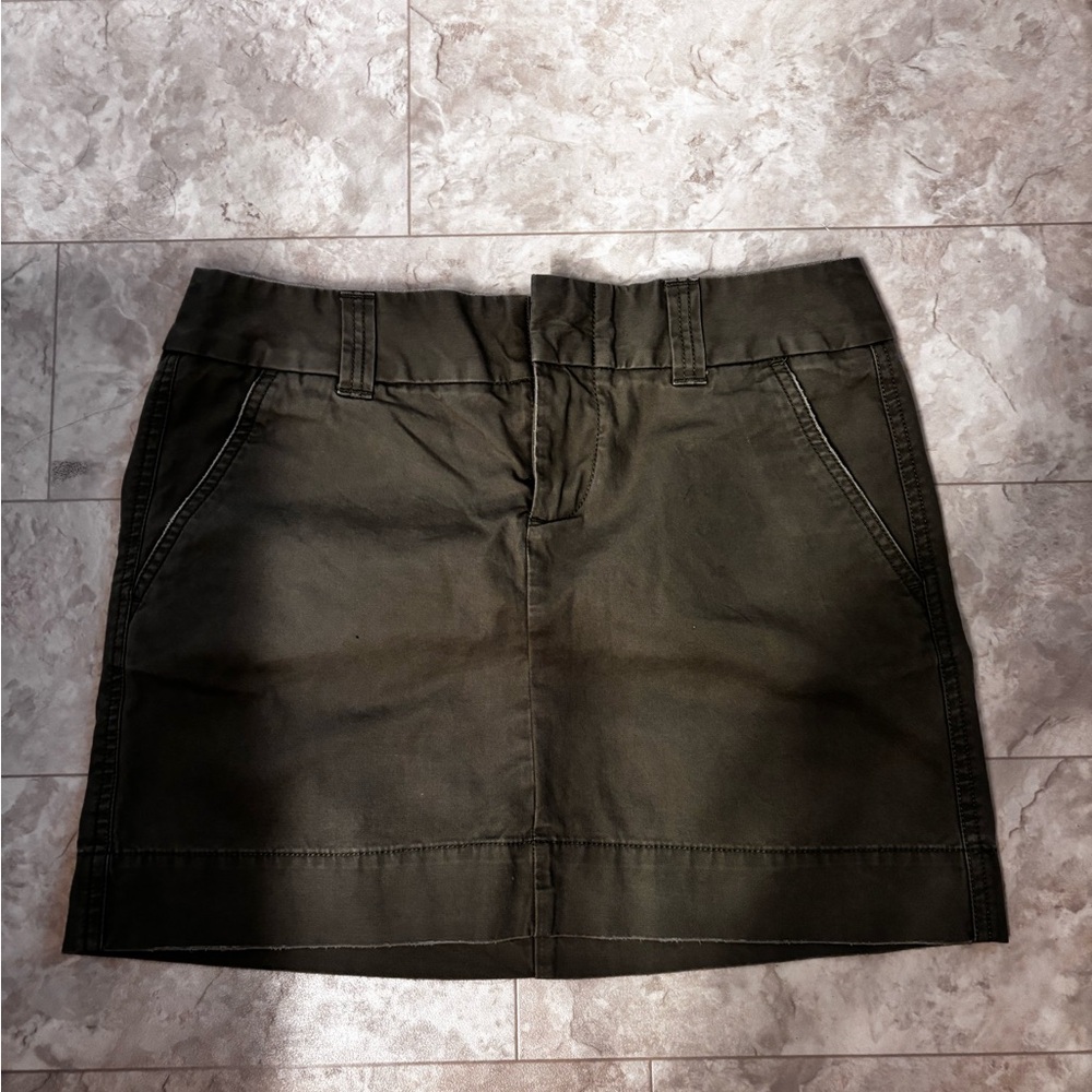 GAP Olive Mini Skirt